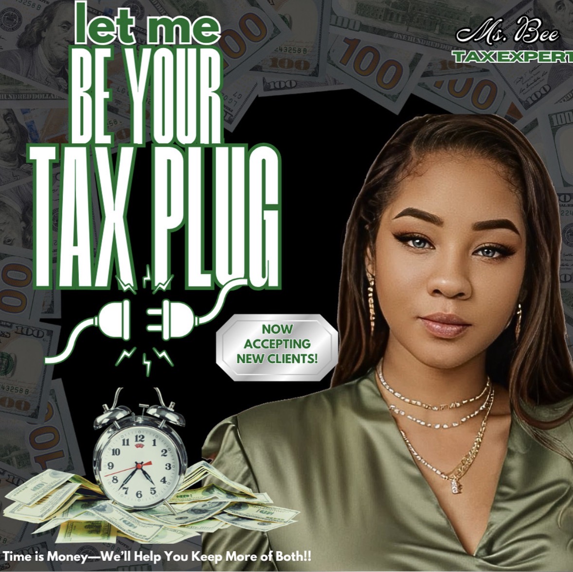 Let me be your tax plug — now accepting new clients